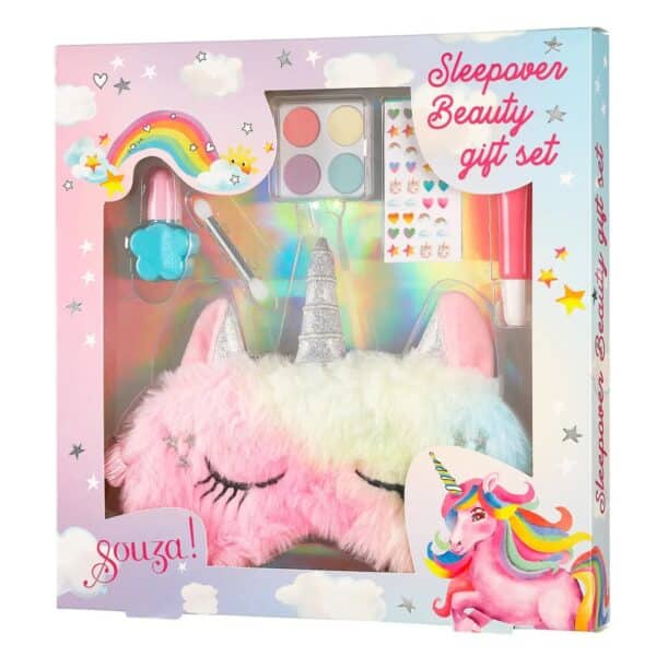 Souza! Souza! Eenhoorn Make Up + Slaapmasker Set 8720955287760 Souza AW25 Verzorging Kinder Make-Up  Wijs west
