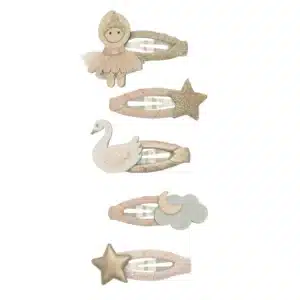 Mimi & Lula Mimi & Lula Ballerina Mini Clic Clacs 5061064830281 Mimi AW25 6 Verzorging Haaraccessoires Wijs west