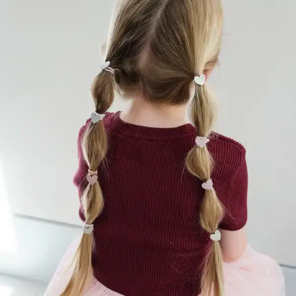 Mimi & Lula Mimi & Lula Heart Mini Ponies 5061064830335 Mimi AW25 6 Verzorging Haaraccessoires Wijs west