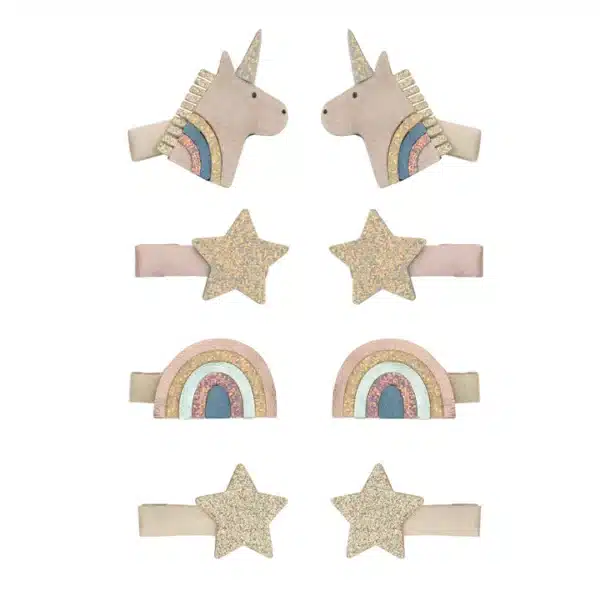 Mimi & Lula Mimi & Lula Celeste Unicorn Mini Clips 5061064830588 Mimi AW25 7