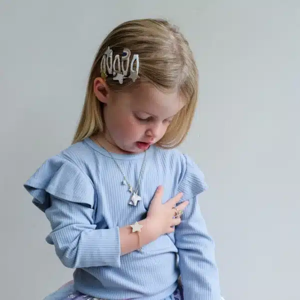 Mimi & Lula Mimi & Lula Celeste Unicorn Mini Clic Clacs 5061064830595 Mimi AW25 6 Verzorging Haaraccessoires Wijs west
