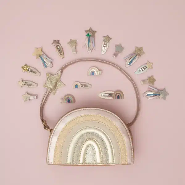 Mimi & Lula Mimi & Lula Celeste Unicorn Mini Clic Clacs 5061064830595 Mimi AW25 6 Verzorging Haaraccessoires Wijs west