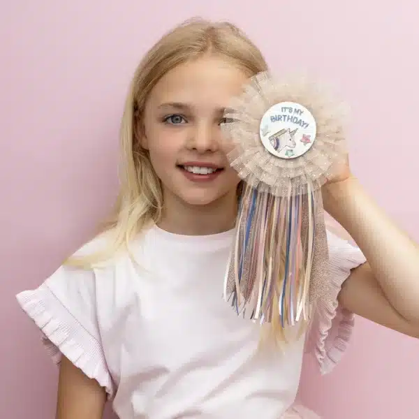 Mimi & Lula Mimi & Lula Unicorn Birthday Badge 5061064830632 Mimi AW25 9 Home & Living Feest Wijs west