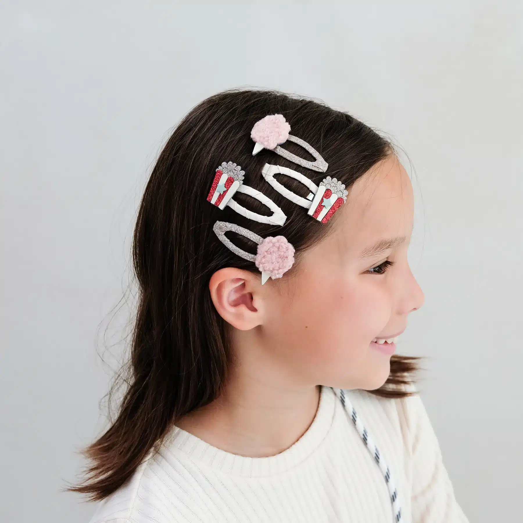 Mimi & Lula Mimi & Lula Popcorn & Candyfloss Clips 5061064830663 Mimi AW25 6 Verzorging Haaraccessoires Wijs west