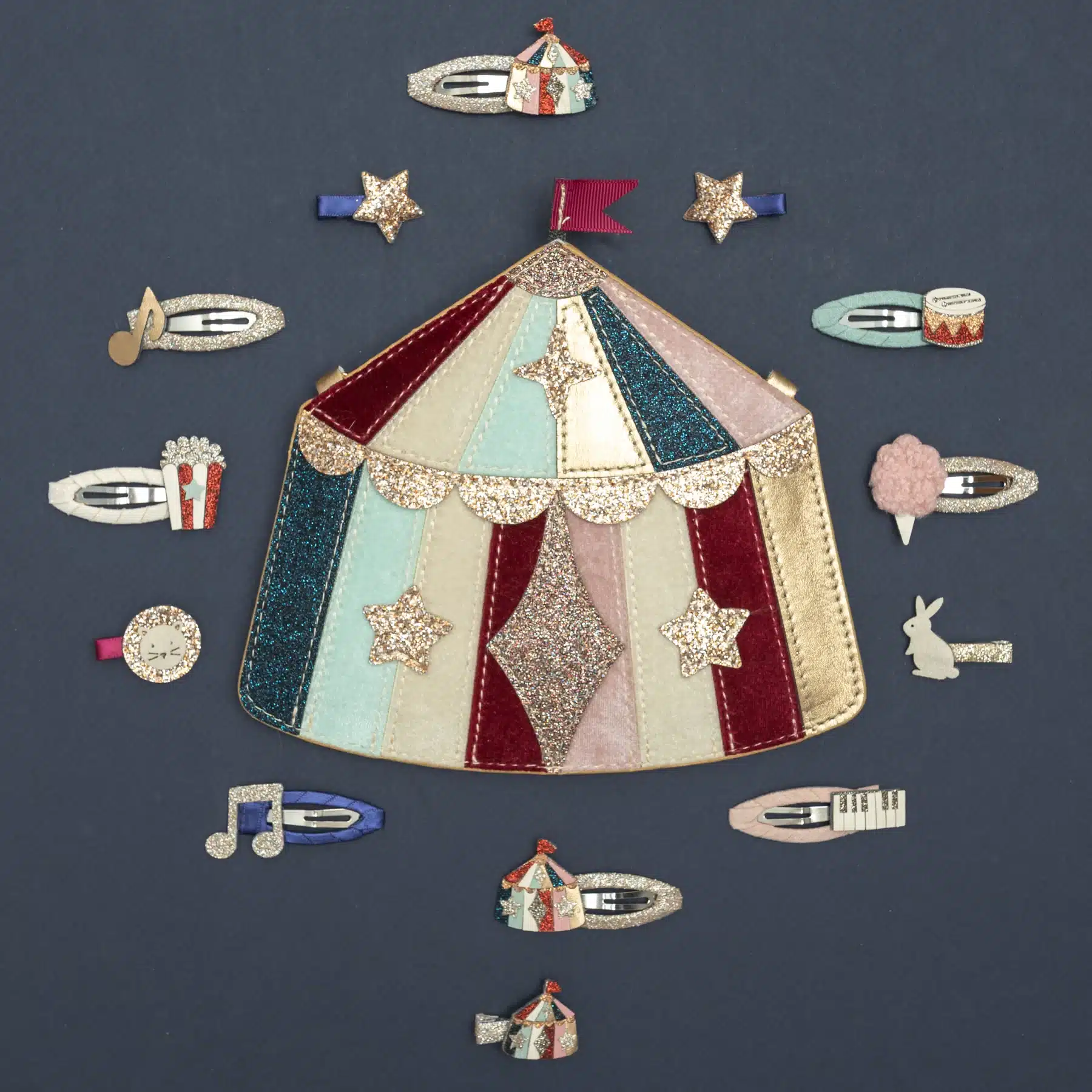 Mimi & Lula Mimi & Lula Music Clic Clacs 5061064830670 Mimi AW25 6 Verzorging Haaraccessoires Wijs west