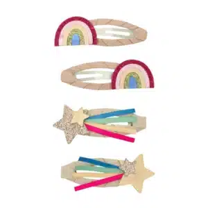 Mimi & Lula Mimi & Lula Disco Over The Rainbow Clips 5061064830717 Mimi AW25 6 Verzorging Haaraccessoires Wijs west