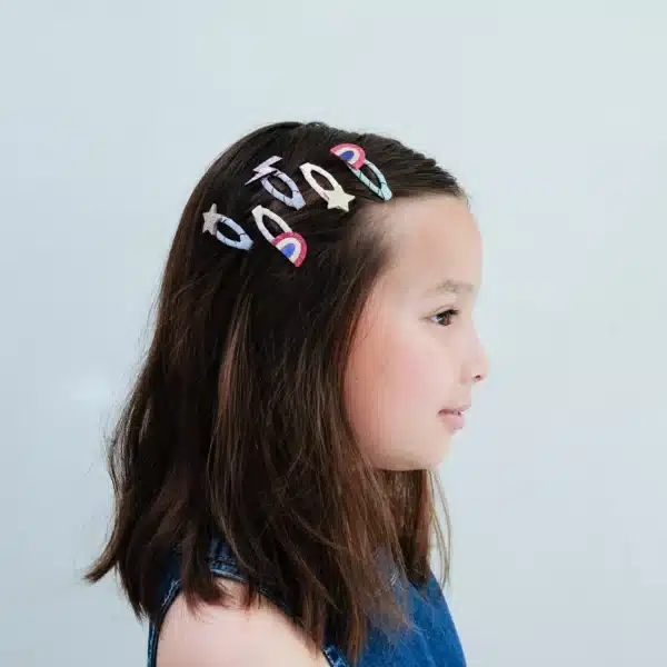 Mimi & Lula Mimi & Lula Rainbow Mini Clic Clacs 5061064830724 Mimi AW25 6 Verzorging Haaraccessoires Wijs west