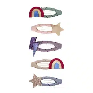 Mimi & Lula Mimi & Lula Rainbow Mini Clic Clacs 5061064830724 Mimi AW25 6 Verzorging Haaraccessoires Wijs west