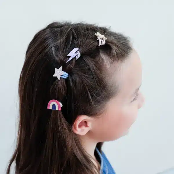 Mimi & Lula Mimi & Lula Rainbow Mini Ponies 5061064830731 Mimi AW25 6 Verzorging Haaraccessoires Wijs west
