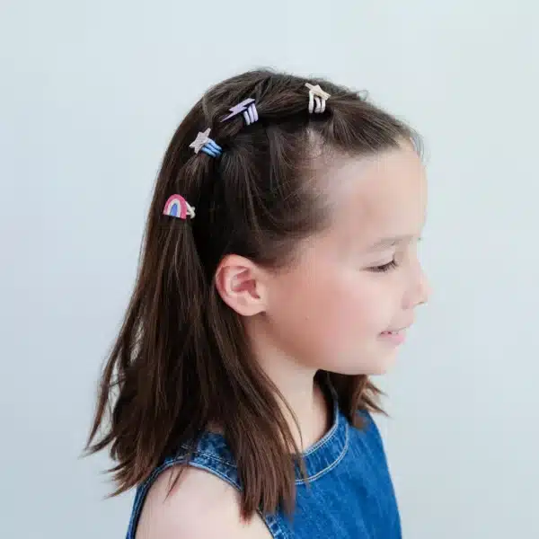 Mimi & Lula Mimi & Lula Rainbow Mini Ponies 5061064830731 Mimi AW25 6 Verzorging Haaraccessoires Wijs west