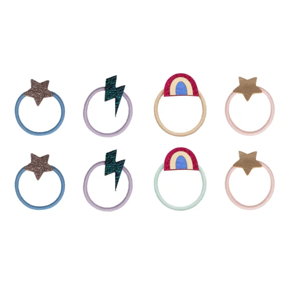Mimi & Lula Mimi & Lula Rainbow Mini Ponies 5061064830731 Mimi AW25 6 Verzorging Haaraccessoires Wijs west