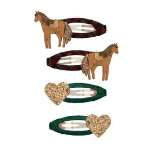 Mimi & Lula Mimi & Lula Horsey Clic Clacs 5061064830977 Mimi AW25 6 Verzorging Haaraccessoires Wijs west