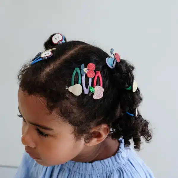Mimi & Lula Mimi & Lula Fruity Mini Clic Clacs 5061064831110 Mimi AW25 6 Verzorging Haaraccessoires Wijs west