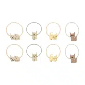 Mimi & Lula Mimi & Lula Kitty Cat Ponies 5061064831172 Mimi AW25 6 Verzorging Haaraccessoires Wijs west