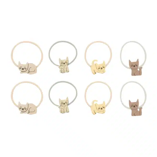 Mimi & Lula Mimi & Lula Kitty Cat Ponies 5061064831172 Mimi AW25 6 Verzorging Haaraccessoires Wijs west