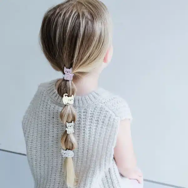 Mimi & Lula Mimi & Lula Kitty Cat Ponies 5061064831172 Mimi AW25 6 Verzorging Haaraccessoires Wijs west