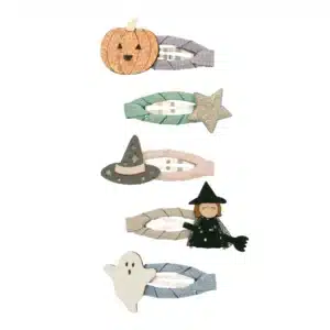 Mimi & Lula Mimi & Lula Halloween Mini Clic Clacs 5061064831325 Mimi AW25 6 Verzorging Haaraccessoires Wijs west