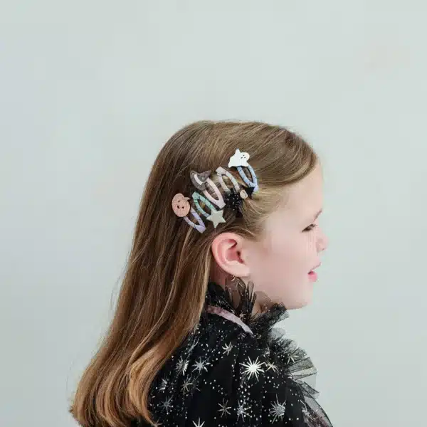 Mimi & Lula Mimi & Lula Halloween Mini Clic Clacs 5061064831325 Mimi AW25 6 Verzorging Haaraccessoires Wijs west