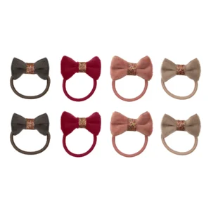 Mimi & Lula Mimi & Lula Christmas Velvet Bow Ponies 5061064831530 Mimi AW25 6 Verzorging Haaraccessoires Wijs west