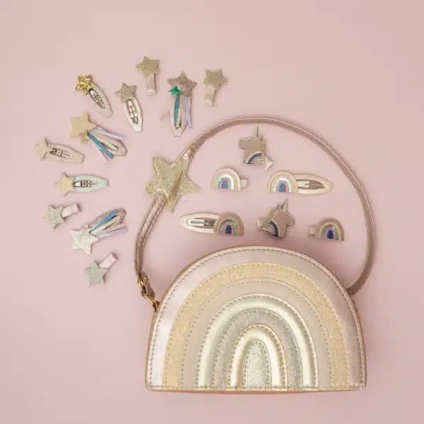 Mimi & Lula Mimi & Lula Pink Rainbow Bag 5061064831639 Mimi AW25 18 Kleding & Accessoires Tassen & Rugzakken Wijs west