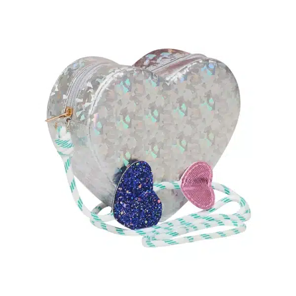 Mimi & Lula Mimi & Lula Holographic Heart Bag 5061064831660 Mimi AW25 18 Kleding & Accessoires Tassen & Rugzakken Wijs west