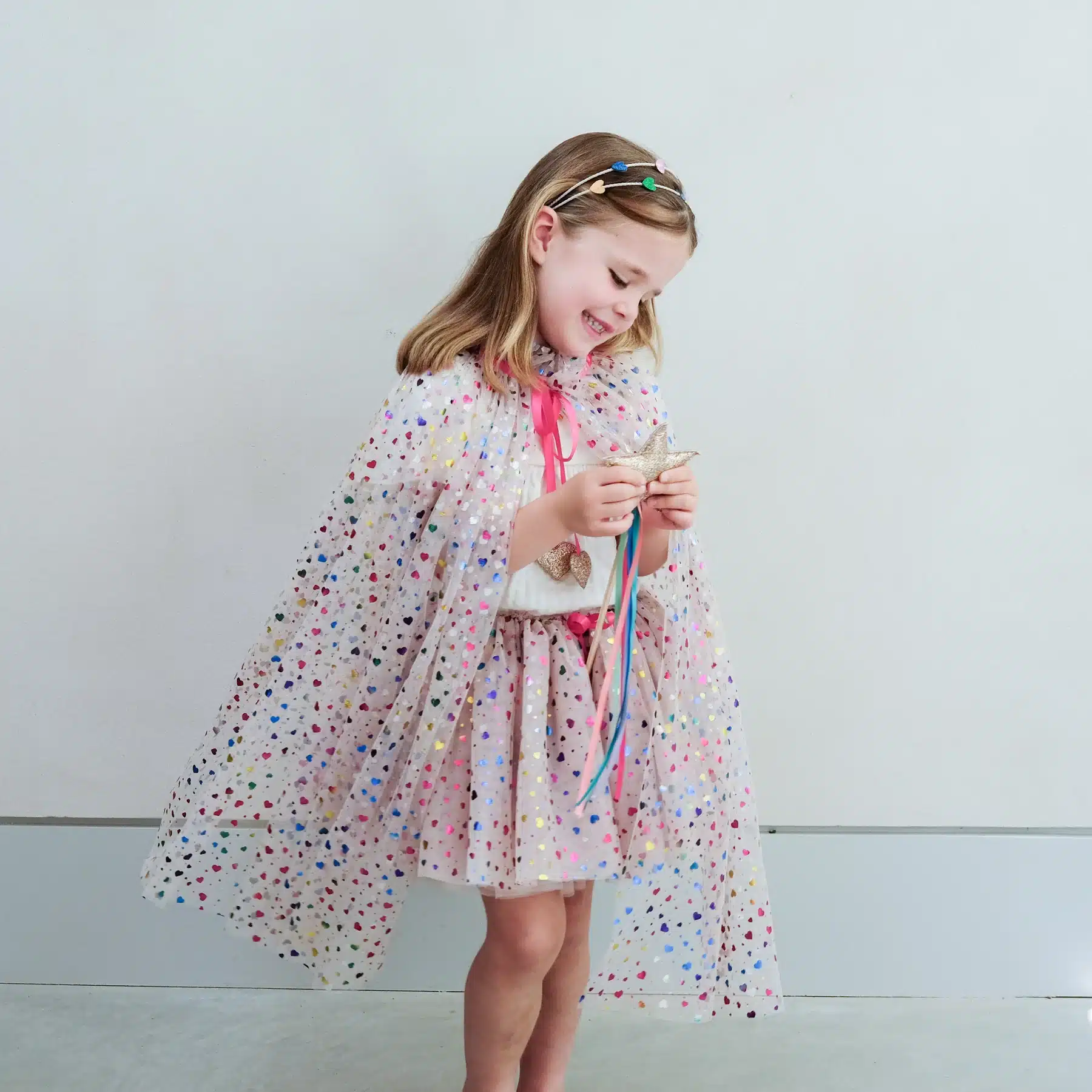Mimi & Lula Mimi & Lula Rainbow Hearts Cape 5061064831967 Mimi AW25 22