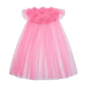 Mimi & Lula Mimi & Lula Pink Ruffle Flower Cape 5061064832001 Mimi AW25 28