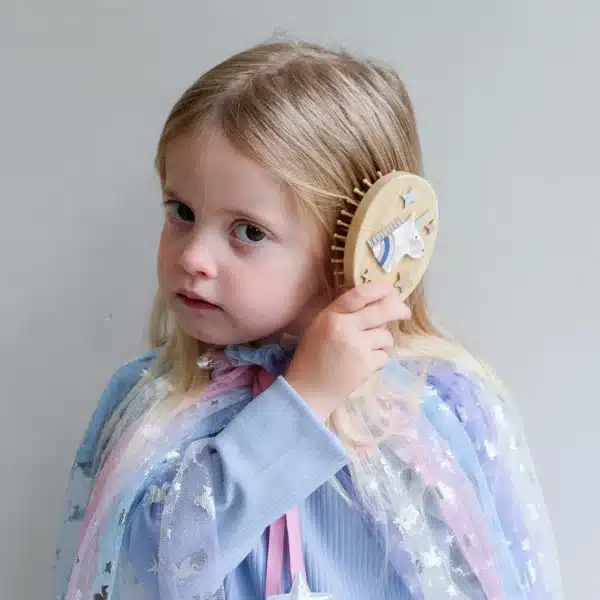 Mimi & Lula Mimi & Lula Unicorn Hair Brush 5061064832360 Mimi AW25 6 Verzorging Haaraccessoires Wijs west