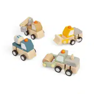 Bigjigs Houten Wind up Trucks