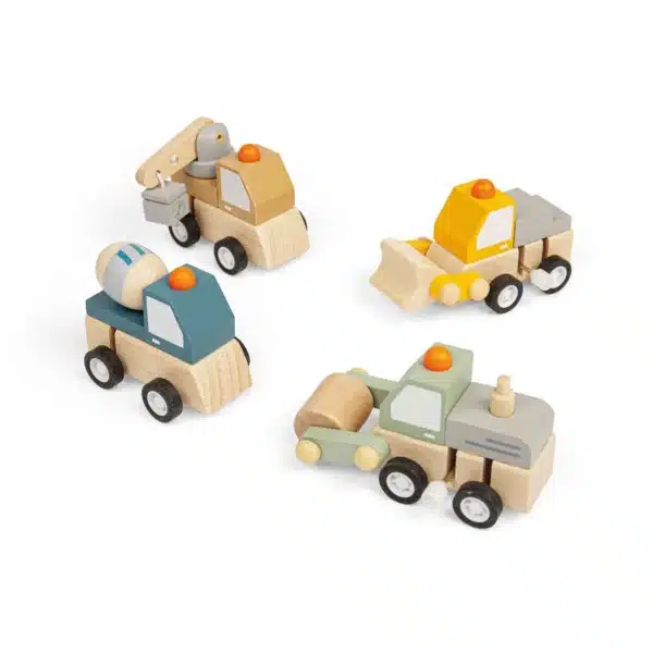 Bigjigs Houten Wind up Trucks