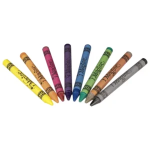 Goki Goki Textielkrijt (was). 9 cm. 8 kleuren. 4013594150934 Mja Speelgoed & Spellen Knutselen  Wijs west