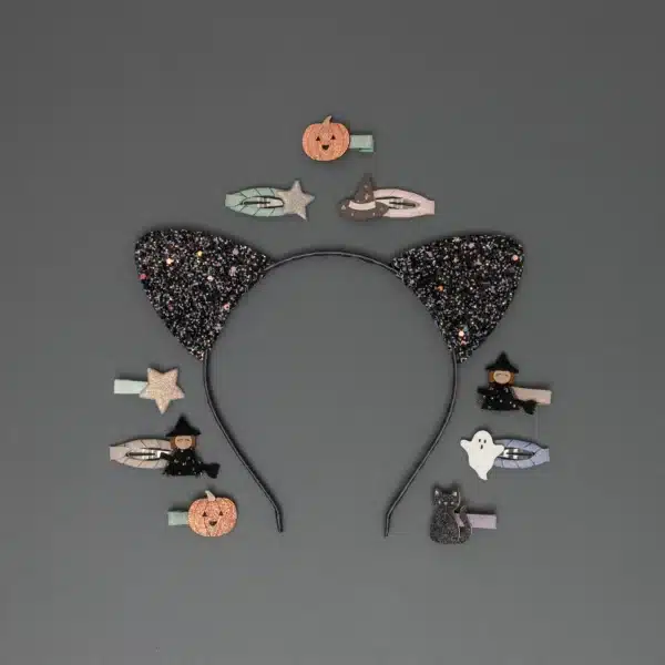 Mimi & Lula Mimi & Lula Halloween Mini Clic Clacs 5061064831325 Mimi AW25 6 Verzorging Haaraccessoires Wijs west