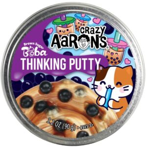 Crazy Aaron'S Crazy Aaron'S Kneedklei Brown Sugar Boba 810066958982 SEPT25-jpmdam Speelgoed & Spellen Knutselen  Wijs west