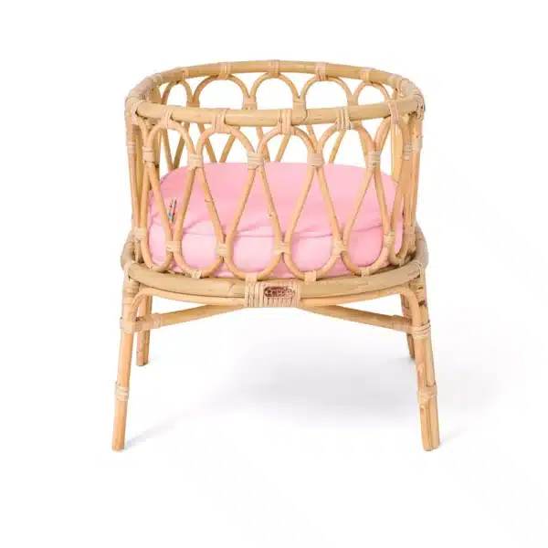 Poppie Toys Rotan poppenbedje met blauw matrasje 767421448339 Mja Speelgoed & Spellen Spelen Poppen Wijs west