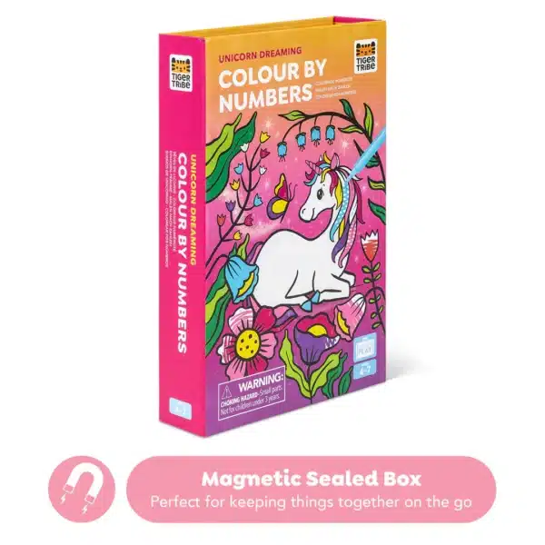 Tiger Tribe Colour By Numbers - Unicorn Dreaming