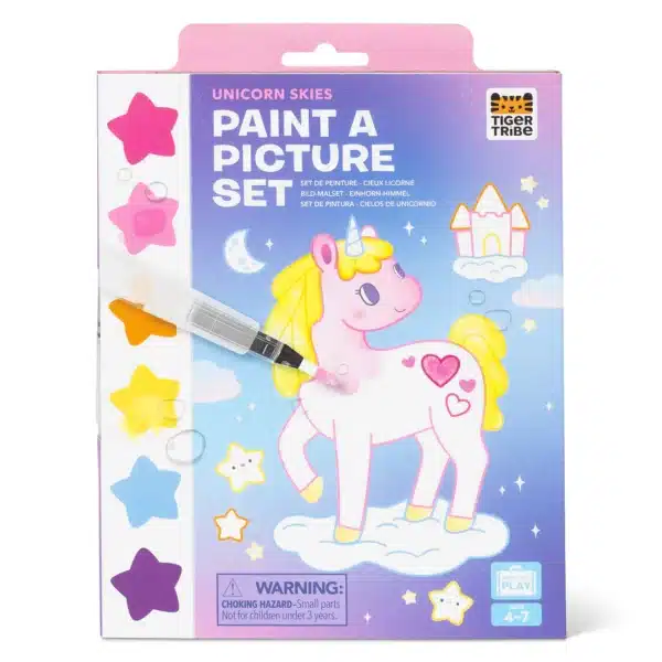 Tiger Tribe Paint A Picture Set - Unicorn Skies