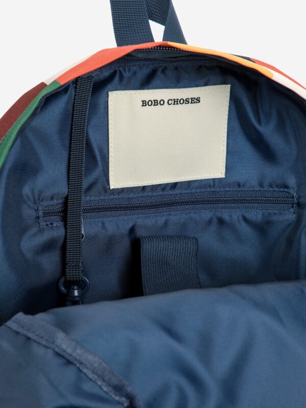 Bobo Choses Bobo Choses Multicolor Tiles School Bag Multicolor 8445782342016 AW25 Bobo Kleding & Accessoires Tassen & Rugzakken  Wijs west
