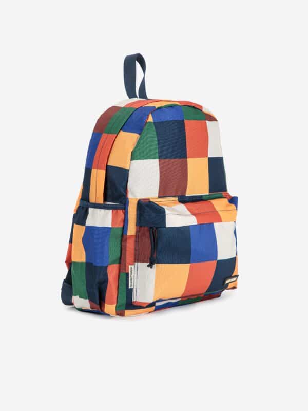 Bobo Choses Bobo Choses Multicolor Tiles School Bag Multicolor 8445782342016 AW25 Bobo Kleding & Accessoires Tassen & Rugzakken  Wijs west