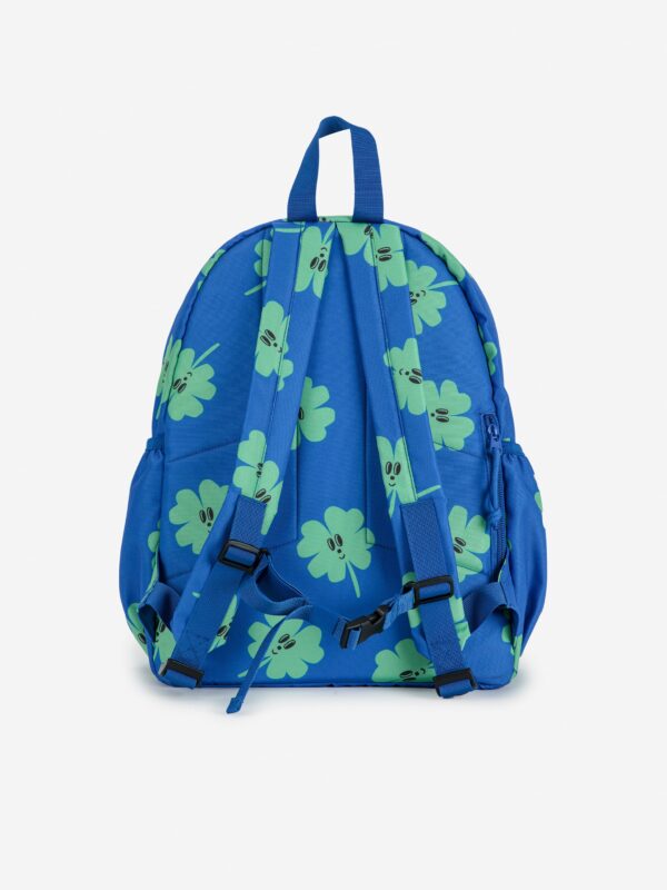 Bobo Choses Bobo Choses Clover All Over School Bag Blue 8445782342030 AW25 Bobo Kleding & Accessoires Tassen & Rugzakken  Wijs west