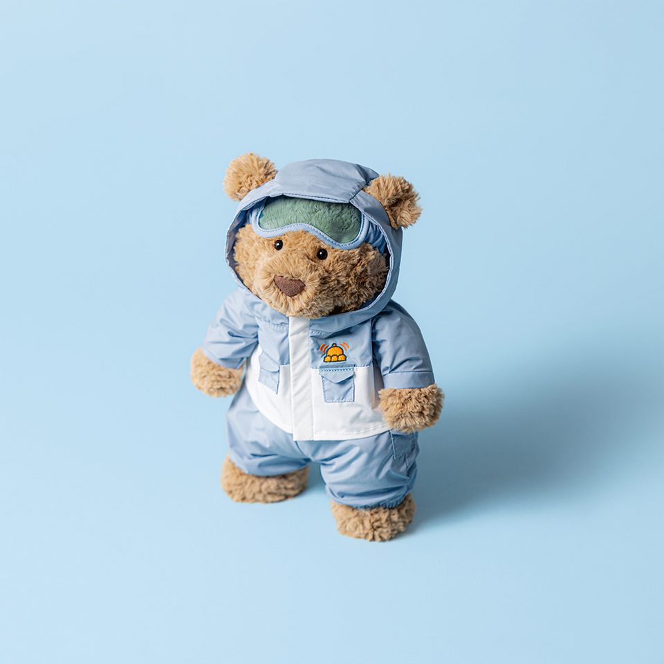 Jellycat Knuffel Bartholomew Bear 'Snow Suit'
