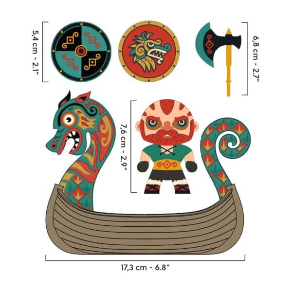 Djeco Arty Toys Drak & Drakkar