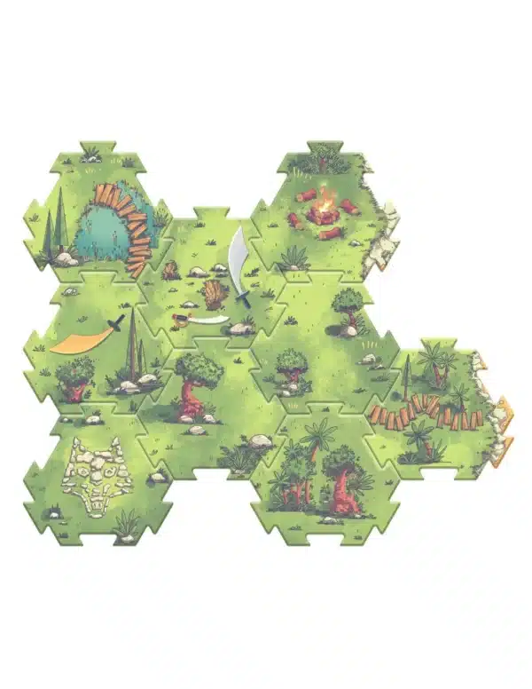 Djeco Djeco Arty Toys Puzzle Up Voras Furious -18Pcs 3070900069183 Djeco sep25 Speelgoed & Spellen Spelen  Wijs west
