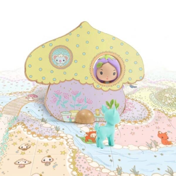 Djeco Djeco Tinyly Puzzl'Up Lily Tinypuzz-33Pcs 3070900069381 Djeco sep25 Speelgoed & Spellen Spelen  Wijs west