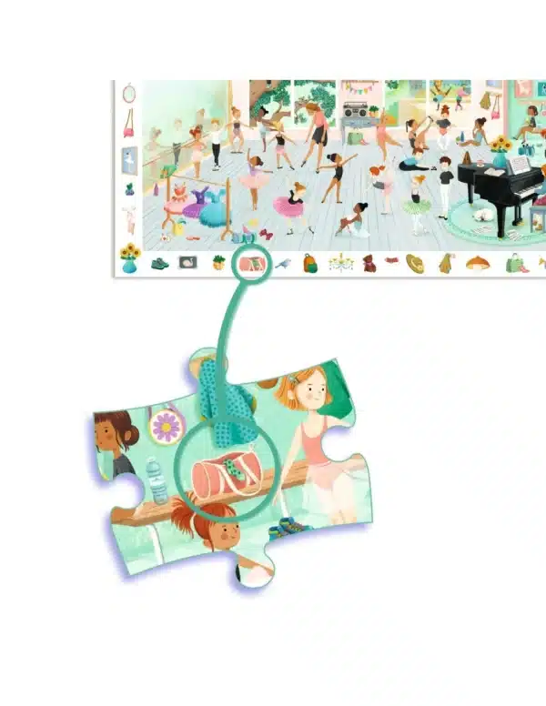Djeco Djeco Observatiepuzzel De Dansschool 3070900075146 Djeco sep25 Speelgoed & Spellen Puzzels  Wijs west