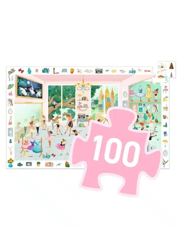 Djeco Djeco Observatiepuzzel De Dansschool 3070900075146 Djeco sep25 Speelgoed & Spellen Puzzels  Wijs west