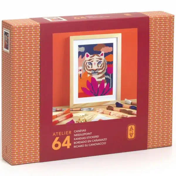 Djeco Djeco Knutselset Atelier 64 Draad & Naaldkunst  Djeco sep25 Speelgoed & Spellen Knutselen  Wijs west