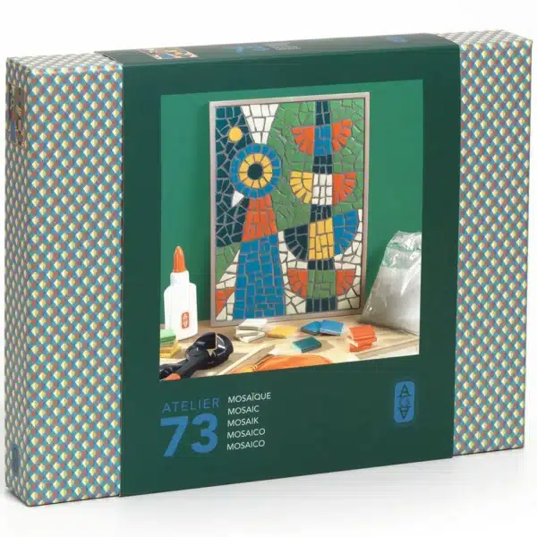 Djeco Djeco Knutselset Atelier 73 Aarde Mozaiek  Djeco sep25 Speelgoed & Spellen Knutselen  Wijs west