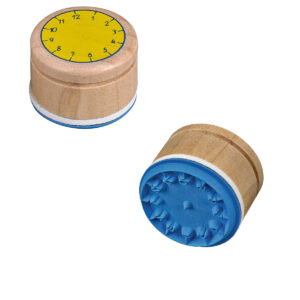 Houten Stempel Analoge Klok