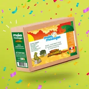 Mako Moulages Mako Moulages - Verjaardagsbox Voor 6 Kinderen Dinosaurus  Mako Speelgoed & Spellen Knutselen  Wijs west