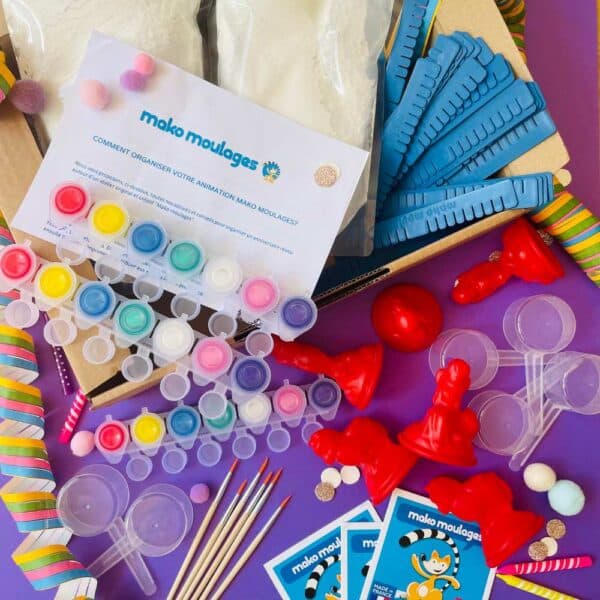Mako Moulages Mako Moulages - Verjaardagsbox Voor 6 Kinderen Feetjes  Mako Speelgoed & Spellen Knutselen  Wijs west